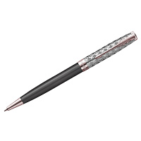 Ручка шариковая Parker "Sonnet Premium Metal&Grey PGT" черная, 1,0мм, поворот., подарочная упаковка фото Ручка шариковая Parker "Sonnet Premium Metal&Grey PGT" черная, 1,0мм, поворот., подарочная упаковка