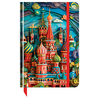 Ежедневник недатированный А5, 136л., 7БЦ BG "Paper Art. Moscow", матовая ламинация, выборочный лак фото Ежедневник недатированный А5, 136л., 7БЦ BG "Paper Art. Moscow", матовая ламинация, выборочный лак