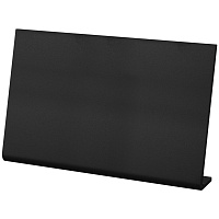 Табличка меловая настольная А4 (21x29,7 см), L-образная, горизонтальная, ПВХ, ЧЕРНАЯ, BRAUBERG, 291291 фото Табличка меловая настольная А4 (21x29,7 см), L-образная, горизонтальная, ПВХ, ЧЕРНАЯ, BRAUBERG, 291291