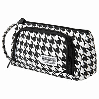 Пенал-косметичка BRAUBERG с ручкой, 1 откидная планка, полиэстер, 22x10х8 см, "Houndstooth", 271560 фото Пенал-косметичка BRAUBERG с ручкой, 1 откидная планка, полиэстер, 22x10х8 см, "Houndstooth", 271560