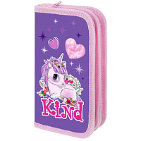 Пенал ПИФАГОР, 2 отделения, ламинированный картон, 19х11 см, "Happy Unicorn", 271533 фото Пенал ПИФАГОР, 2 отделения, ламинированный картон, 19х11 см, "Happy Unicorn", 271533
