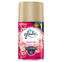 Сменный баллон для освежителя воздуха Glade Automatic "I love you", 269мл фото Сменный баллон для освежителя воздуха Glade Automatic "I love you", 269мл