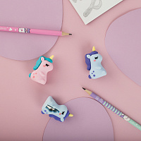 Точилка MESHU, "Unicorn", 1 отверстие, ассорти фото Точилка MESHU, "Unicorn", 1 отверстие, ассорти