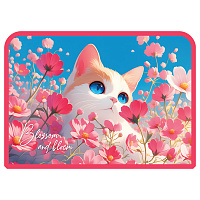 Папка с ручками А4 ArtSpace "The Kitten in the Poppies", пластик, на молнии, 45мм фото Папка с ручками А4 ArtSpace "The Kitten in the Poppies", пластик, на молнии, 45мм