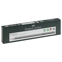 Карандаш ч/г Faber-Castell "Sparkle" В, трехгранный, заточен., розовый металлик фото Карандаш ч/г Faber-Castell "Sparkle" В, трехгранный, заточен., розовый металлик