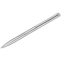 Ручка шариковая Delucci "Argento" синяя, 1,0мм, корпус серебро, поворотн., подарочная упаковка фото Ручка шариковая Delucci "Argento" синяя, 1,0мм, корпус серебро, поворотн., подарочная упаковка