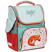 Ранец ArtSpace Junior "Foxy" 37*28*21см, 1 отделение, 3 кармана, анатомическая спинка фото Ранец ArtSpace Junior "Foxy" 37*28*21см, 1 отделение, 3 кармана, анатомическая спинка