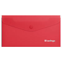 Папка-конверт на кнопке Berlingo "Soft Touch", C6, 200мкм, софт-тач, коралловая фото Папка-конверт на кнопке Berlingo "Soft Touch", C6, 200мкм, софт-тач, коралловая