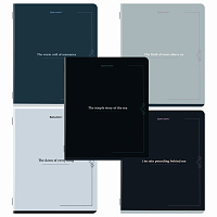 Тетрадь А5, 48 л., BRAUBERG, скоба, клетка, SoftTouch, "Vintage", (микс в спайке), 405328