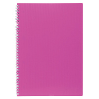 Тетрадь обложка пластик, А4, 80 л., гребень, клетка, HATBER, "LINE NEON" Розовая, 081545, 80Т4В1гр_03033 фото Тетрадь обложка пластик, А4, 80 л., гребень, клетка, HATBER, "LINE NEON" Розовая, 081545, 80Т4В1гр_03033
