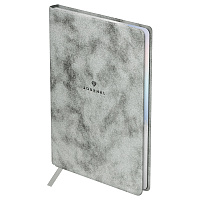 Ежедневник недатированный, А5, 136л., кожзам, BG "Shimmer. Silver", серебряный, голографический срез фото Ежедневник недатированный, А5, 136л., кожзам, BG "Shimmer. Silver", серебряный, голографический срез