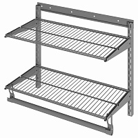 Комплект гардеробной cистемы Практик Home Basic G60S (графит)