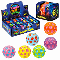 Мяч-прыгун КРУТОЙ ЗАМЕС Moon Ball "КЛАССИЧЕСКИЙ", 6,5 см, ассорти 6 цветов, 1TOY, Т26276 фото Мяч-прыгун КРУТОЙ ЗАМЕС Moon Ball "КЛАССИЧЕСКИЙ", 6,5 см, ассорти 6 цветов, 1TOY, Т26276