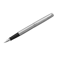 Ручка перьевая Jotter FP Stainless steel CT цвет чернил синий, цвет корпуса серебристый (артикул производителя 2030946) фото Ручка перьевая Jotter FP Stainless steel CT цвет чернил синий, цвет корпуса серебристый (артикул производителя 2030946)