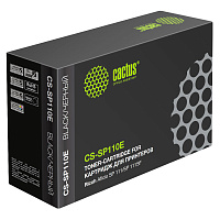 Картридж лазерный CACTUS (CS-SP110E) для RICOH SP 110E/SP 111/SP 111SU/SP 111SF, ресурс 2000 стр. фото Картридж лазерный CACTUS (CS-SP110E) для RICOH SP 110E/SP 111/SP 111SU/SP 111SF, ресурс 2000 стр.