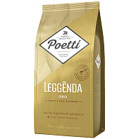 Кофе молотый Poetti "Leggenda Oro", вакуумный пакет, 250г фото Кофе молотый Poetti "Leggenda Oro", вакуумный пакет, 250г