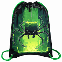 Мешок для обуви BRAUBERG PREMIUM, карман, подкладка, светоотражайка, 43х33 см, Digital spider, 273444 фото Мешок для обуви BRAUBERG PREMIUM, карман, подкладка, светоотражайка, 43х33 см, Digital spider, 273444