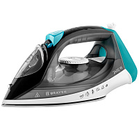 Утюг BRAYER BR4008, 2400 Вт, керамическое покрытие, автоотключение, самоочистка, антикапля, серый фото Утюг BRAYER BR4008, 2400 Вт, керамическое покрытие, автоотключение, самоочистка, антикапля, серый
