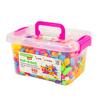 Конструктор POP-BEADS для творчества и игр, 550 бусин, браслеты, кольца, BRAUBERG KIDS, 664698 фото Конструктор POP-BEADS для творчества и игр, 550 бусин, браслеты, кольца, BRAUBERG KIDS, 664698