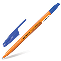 Ручка шариковая неавтоматическая Erich Krause R-301 Orange Stick синяя (толщина линии 0.35 мм) фото Ручка шариковая неавтоматическая Erich Krause R-301 Orange Stick синяя (толщина линии 0.35 мм)