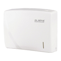 Диспенсер для полотенец LAIMA PROFESSIONAL ORIGINAL (Система H2), Z-сложения, белый, ABS-пластик, 605759 фото Диспенсер для полотенец LAIMA PROFESSIONAL ORIGINAL (Система H2), Z-сложения, белый, ABS-пластик, 605759