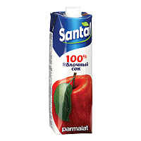 Сок Santal яблочный 1 л фото Сок Santal яблочный 1 л