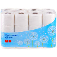 Бумага туалетная OfficeClean 2-слойная, 24шт., тиснение, белая фото Бумага туалетная OfficeClean 2-слойная, 24шт., тиснение, белая