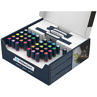 Набор двухсторонних маркеров-кистей Schneider "Twinmarker Paint-It" 52 предмета, на водной основе, кисть/пулевидный фото Набор двухсторонних маркеров-кистей Schneider "Twinmarker Paint-It" 52 предмета, на водной основе, кисть/пулевидный