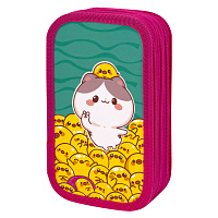 Пенал ЮНЛАНДИЯ, 3 отделения, картон с эффектом soft-touch, 19х11 см, "Duck tales", 273500 фото Пенал ЮНЛАНДИЯ, 3 отделения, картон с эффектом soft-touch, 19х11 см, "Duck tales", 273500