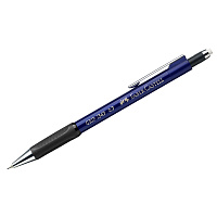 Карандаш механический Faber-Castell "Grip 1347" 0,7мм, B, грип, с ласт., автоподача грифеля, синий фото Карандаш механический Faber-Castell "Grip 1347" 0,7мм, B, грип, с ласт., автоподача грифеля, синий
