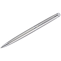 Ручка шариковая Waterman "Hemisphere Stainless Steel PT" синяя, 1,0мм, подарочная упаковка фото Ручка шариковая Waterman "Hemisphere Stainless Steel PT" синяя, 1,0мм, подарочная упаковка
