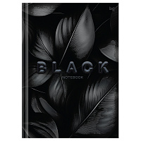 Бизнес-блокнот А5, 80л., евроформат, BG "Just black", soft-touch ламинация, выб. лак фото Бизнес-блокнот А5, 80л., евроформат, BG "Just black", soft-touch ламинация, выб. лак