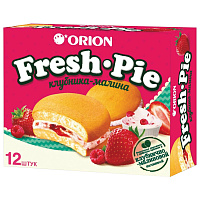 Печенье ORION "Fresh-Pie Strawberry-raspberry", клубника-малина, 300 г (12 штук х 25 г), О0000017465 фото Печенье ORION "Fresh-Pie Strawberry-raspberry", клубника-малина, 300 г (12 штук х 25 г), О0000017465