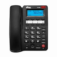 Телефон RITMIX RT-550 black, АОН, спикерфон, память 100 номеров, тональный/импульсный режим, 80001483 фото Телефон RITMIX RT-550 black, АОН, спикерфон, память 100 номеров, тональный/импульсный режим, 80001483