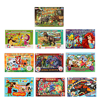 Игра-ходилка настольная, ЛИЦЕНЗИОННЫЕ СЮЖЕТЫ, ассорти, 217х330х27 мм, УМНЫЕ ИГРЫ
