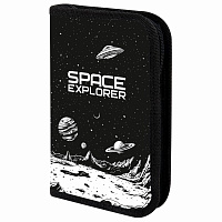 Пенал ПИФАГОР, 1 отделение, ламинированный картон, 19х11 см, "Space invader", 273469 фото Пенал ПИФАГОР, 1 отделение, ламинированный картон, 19х11 см, "Space invader", 273469