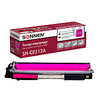 Картридж лазерный SONNEN (SH-CE313A) для HP CLJ CP1025 ВЫСШЕЕ КАЧЕСТВО, пурпурный, 1000 страниц, 363965 фото Картридж лазерный SONNEN (SH-CE313A) для HP CLJ CP1025 ВЫСШЕЕ КАЧЕСТВО, пурпурный, 1000 страниц, 363965