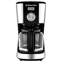 Кофеварка капельная BRAYER BR1122, 900 Вт, объем 1,5 л, черная фото Кофеварка капельная BRAYER BR1122, 900 Вт, объем 1,5 л, черная
