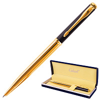 Ручка подарочная шариковая GALANT "ARROW GOLD", корпус черный/золотистый, детали золотистые, узел 0,7 мм, синяя, 143523 фото Ручка подарочная шариковая GALANT "ARROW GOLD", корпус черный/золотистый, детали золотистые, узел 0,7 мм, синяя, 143523