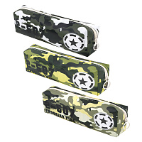 Пенал мягкий ПИФАГОР, 1 отделение, ПВХ, ассорти "Camouflage", 20х7х4 см, 273828 фото Пенал мягкий ПИФАГОР, 1 отделение, ПВХ, ассорти "Camouflage", 20х7х4 см, 273828