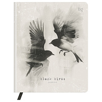 Дневник 1-11 кл. 48л. (ЛАЙТ) BG "Black birds", иск. кожа, печать, ляссе фото Дневник 1-11 кл. 48л. (ЛАЙТ) BG "Black birds", иск. кожа, печать, ляссе