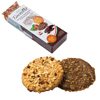 Печенье БИСКОТТИ (Россия) с фундуком, шоколадом и вафельной крошкой, сдобное, 100 г фото Печенье БИСКОТТИ (Россия) с фундуком, шоколадом и вафельной крошкой, сдобное, 100 г