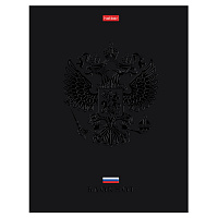 Блокнот А5 167х216 мм, 80 л., твёрдый, клетка, матовая ламинация, лак, блок 5 цв., HATBER, "Россия", 085282, 80ББ5лолВ130989