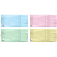 Обложка 220*460 д/дневников в тв.переплете/учебников мл.классов/раб.тетрадей/прописей/дид. мат., универс, цветная, с закладкой, ArtSpace ПЭ 200мкм,ШК