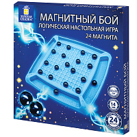 Игра настольная логическая "Магнитный бой", 24 магнита, доска 22*22 см, ЗОЛОТАЯ СКАЗКА, 665892 фото Игра настольная логическая "Магнитный бой", 24 магнита, доска 22*22 см, ЗОЛОТАЯ СКАЗКА, 665892