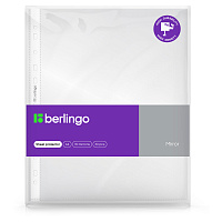 Папка-вкладыш с перфорацией Berlingo "Mirror", А4, 90мкм, глянцевая, в пакете фото Папка-вкладыш с перфорацией Berlingo "Mirror", А4, 90мкм, глянцевая, в пакете