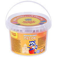 Песок для лепки Мульти-Пульти "Магический песок", морской, 500г, 2 формочки фото Песок для лепки Мульти-Пульти "Магический песок", морской, 500г, 2 формочки