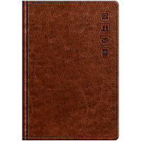 Телефонная книга А5, 80л., кожзам, BG "Nebraska. Brown", с вырубкой фото Телефонная книга А5, 80л., кожзам, BG "Nebraska. Brown", с вырубкой