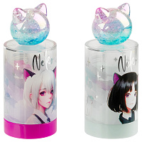 Точилка пластиковая MESHU "Neko", 1 отверстие, ассорти фото Точилка пластиковая MESHU "Neko", 1 отверстие, ассорти