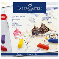 Пастель сухая Faber-Castell Soft pastels прямоугольная 48 цветов фото Пастель сухая Faber-Castell Soft pastels прямоугольная 48 цветов
